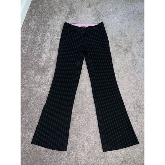 Vintage Y2K Low Rise Striped Flare Pants XS/S - Picture 1 of 8